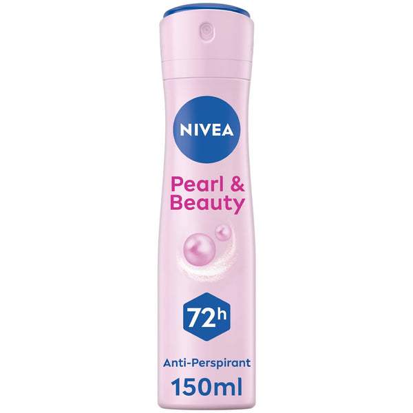 NIVEA Pearl & Beauty Antiperspirant Deodorant Spray 72H Pearl Extract Floral 150ml