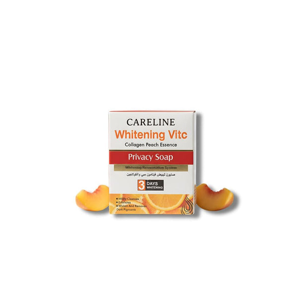 Careline Vitamin C & Collagen Soap Bar Brightening Moisturizing Care 80 g