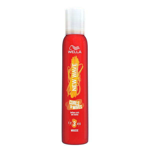 New Wave Twirl It Curl Hair Mousse Foam, Humidity Resistant, UV Protection, 200 ml