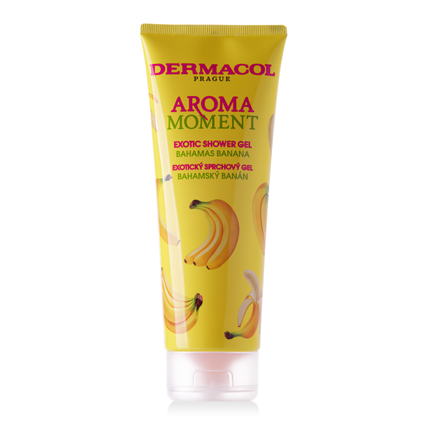 Dermacol Aroma Moment Shower Gel Foaming Cleanser Bahamas Banana 250 ml