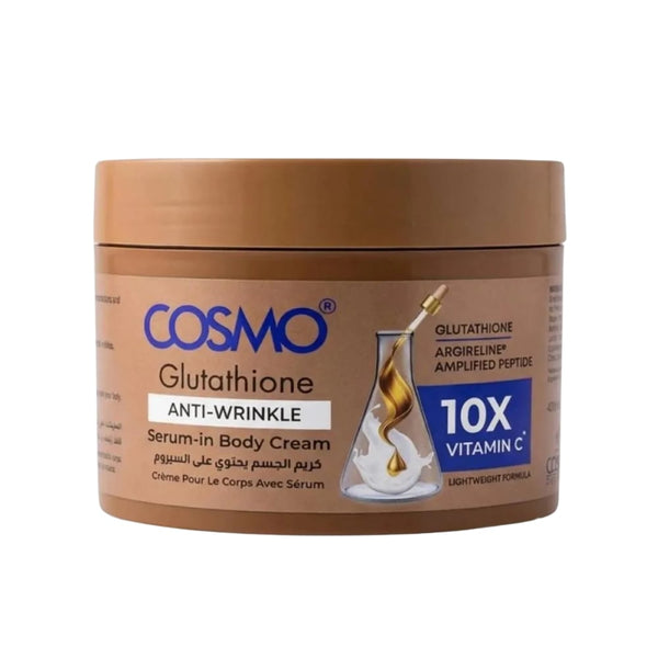 Cosmo Anti-Wrinkle Serum Body Cream Glutathione Peptides Vitamin C 400ml