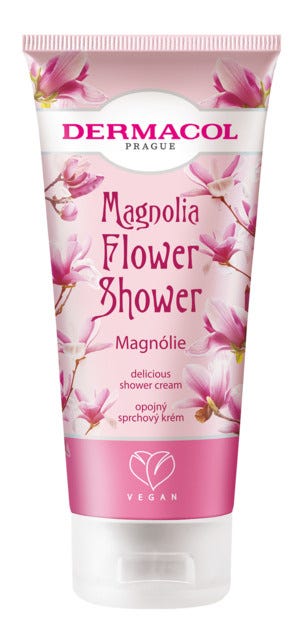 Dermacol Shower Cream Magnolia Flower Cream Cleanser Damascan Rose Extract 200 ml