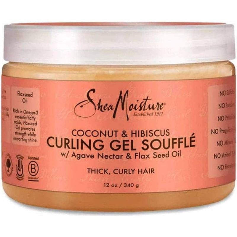 SheaMoisture Coconut & Hibiscus Curl Enhancing Smoothie Gel, Coconut Oil, 340 g