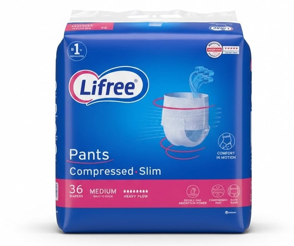 Lifree Adult Diaper Culotte Medium Mega Pack 36 Pieces