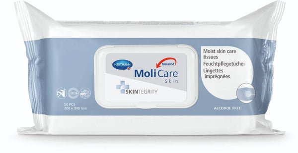 Molicare Moist Skin Care Tissues Chamomile Extract
