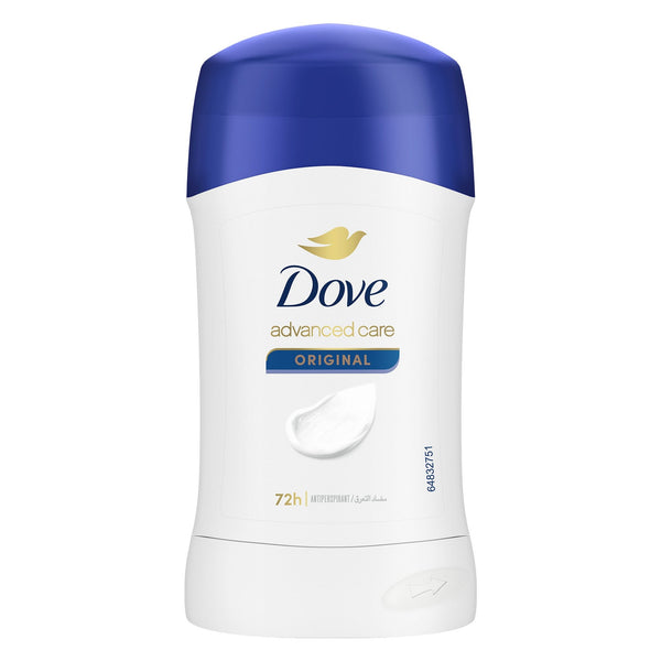 Dove Original Antiperspirant Deodorant Stick, 72-Hour Protection, 40g