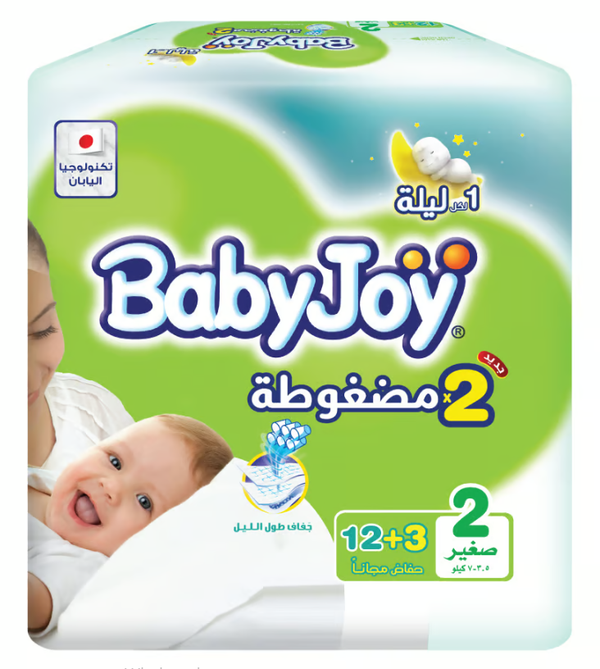 Baby Joy Size 2 Diapers Saving Pack 13+2