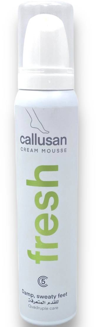 Callusan Cream Mousse Fresh Care Foam with Sage, Menthol and Almond Oil 125ml