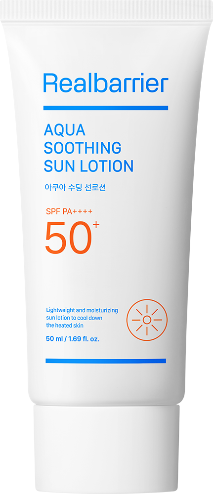 Real Barrier Aqua Soothing Sun Lotion SPF 50+ PA++++ Lightweight Lotion 50 ml