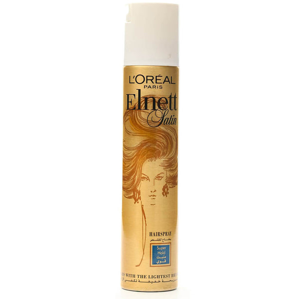 Elnett Super Hold Hair Spray with Shine, Silicone-Free Liquid, 200 ml