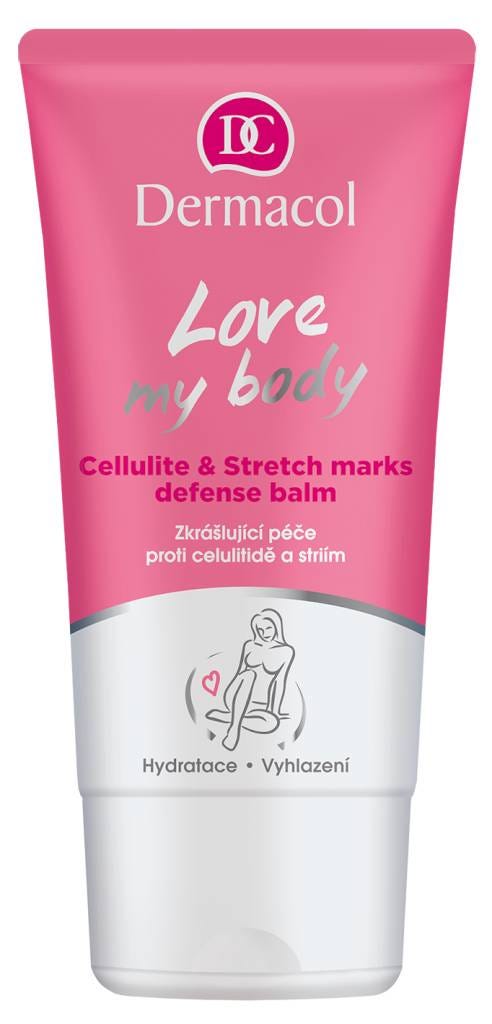 Dermacol Cellulite & Stretch Marks Defense Balm Cream Hyaluronic Acid Plant Extracts 150 ml