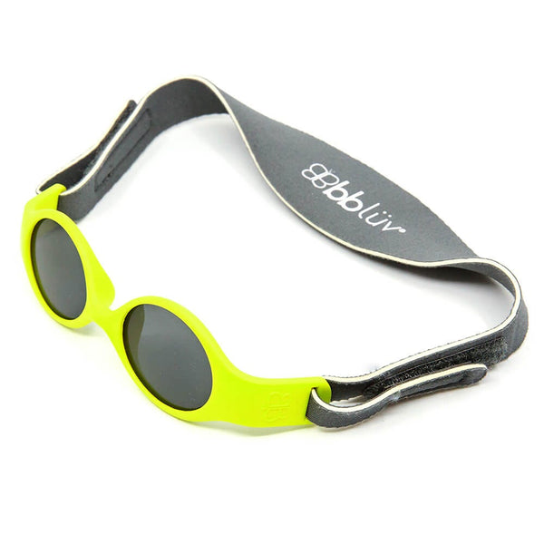 BBLuv Solar Mini Baby Sunglasses Polarized UV Lime Green
