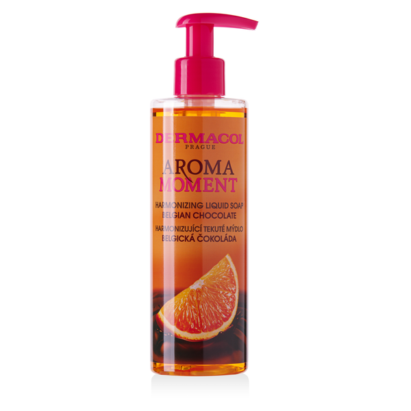 Dermacol Aroma Moment Liquid Hand Soap Belgian Chocolate Scent Orange Oil 250ml