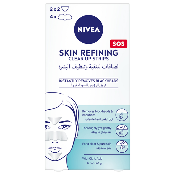 NIVEA Clear-Up Skin Refining Pore Cleansing Strips