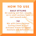 Cantu Shea Butter Custard Cream for Natural Hair, Curl Defining and Shine, 340g