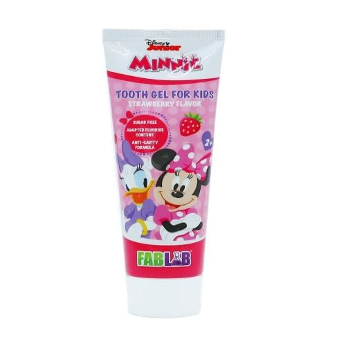 Disney Mickey Mouse Pink Strawberry Flavored Children's Toothpaste 75ml