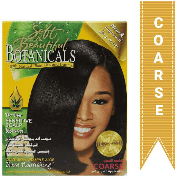Soft&Beautiful Relaxing Cream Botanicals Keratin Formula for Coarse Hair