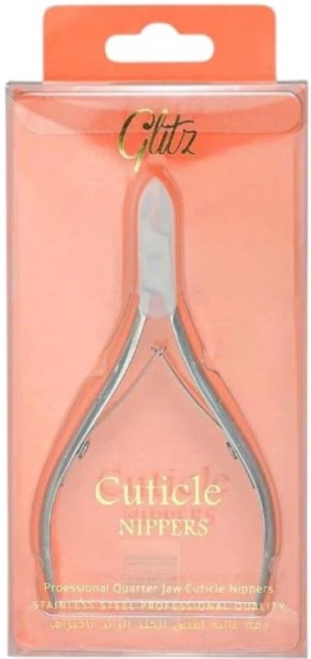 Glitz Cuticle Nipper Stainless Steel Precision Nail Care Tool, 1 Pc