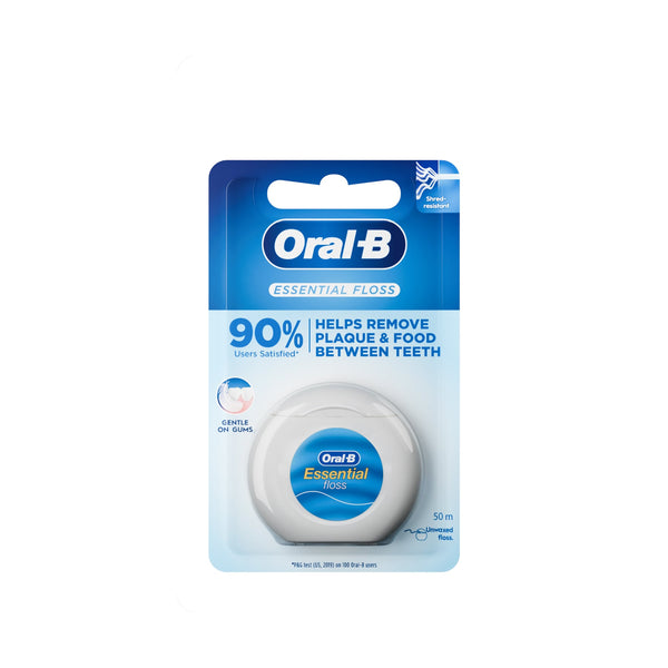 Oral-B Essential Unwaxed Mint Dental Floss 50 m