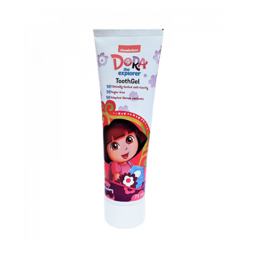 Nickelodeon Dora Strawberry Toothgel for Kids, 75ml