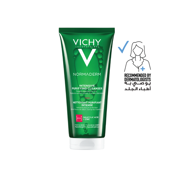 Vichy Normaderm Phytosolution Intensive Purifying Gel Facial Cleanser for Oily, Breakout-Prone Skin