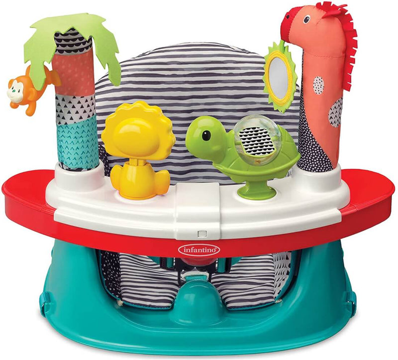 Infantino Music & Lights 3-In-1 Discovery Seat & Booster With Activity Toys