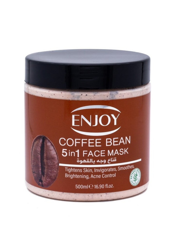 ENJOY Coffee Bean 5 In 1 Face Mask for All Skin Types, 500ml