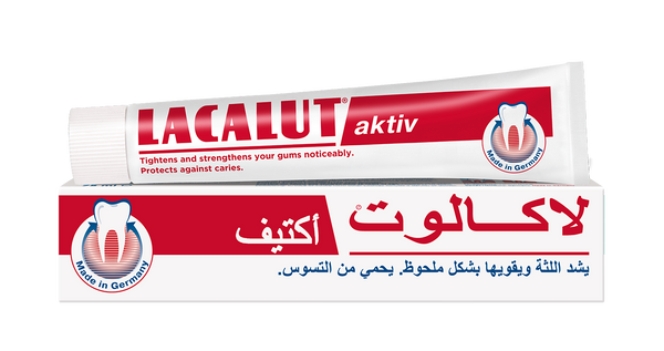 Lacalut Active Toothpaste with Fluoride, 75 ml