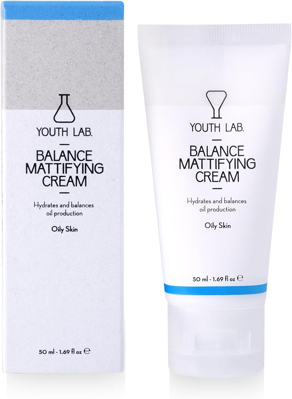 Youth Lab Balance Mattifying Cream Lightweight Moisturizer Niacinamide Salicylic Acid 50ml