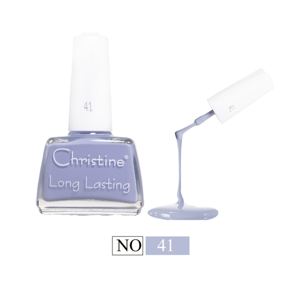 Christine Long Lasting Nail Polish 41 Rich Color Quick-Dry Shine