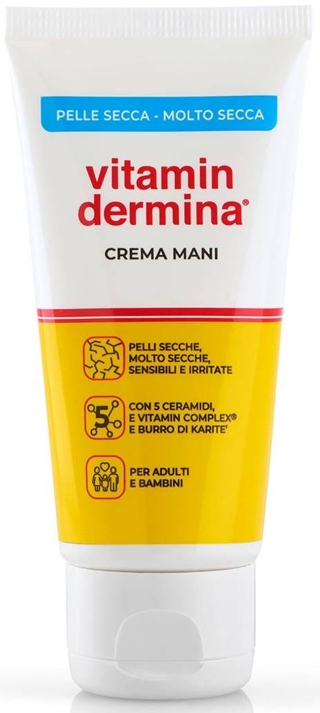 Vitamin Dermina Hand Cream Fast-Absorbing Panthenol Ceramides 50 ml
