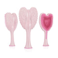 Tangle Angel Professional 2.0 Hair Brush Flexible Detangling Bristles Glossy Pink