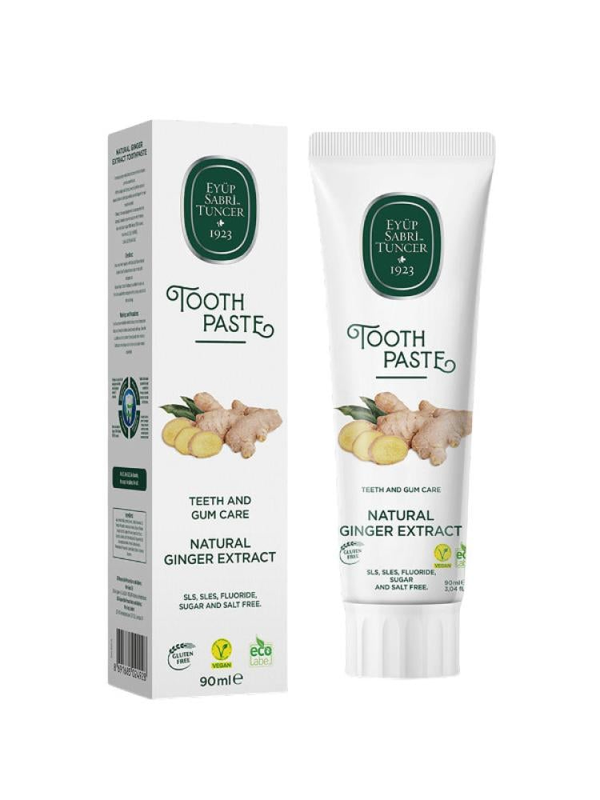 Eyup Sabri Tuncer Natural Ginger Extract Toothpaste Fresh Breath 90 ml