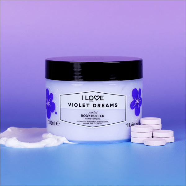 I Love Body Butter Violet Dreams Rich Creamy Shea Butter Coconut Oil 330 ml