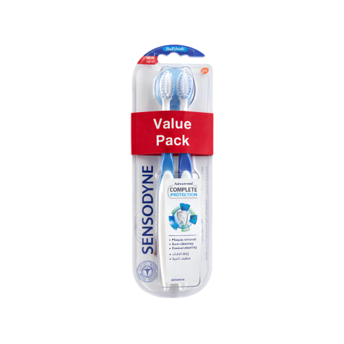 Sensodyne Complete Soft Toothbrush Sensitive Teeth Soft Bristles Comfortable Handle