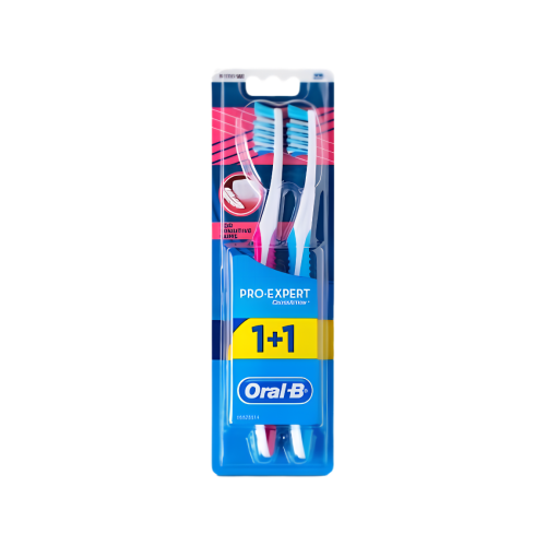 Oral-B Expert Sensitive 35 Soft Toothbrush, Gentle Bristles, 1+1 Pack