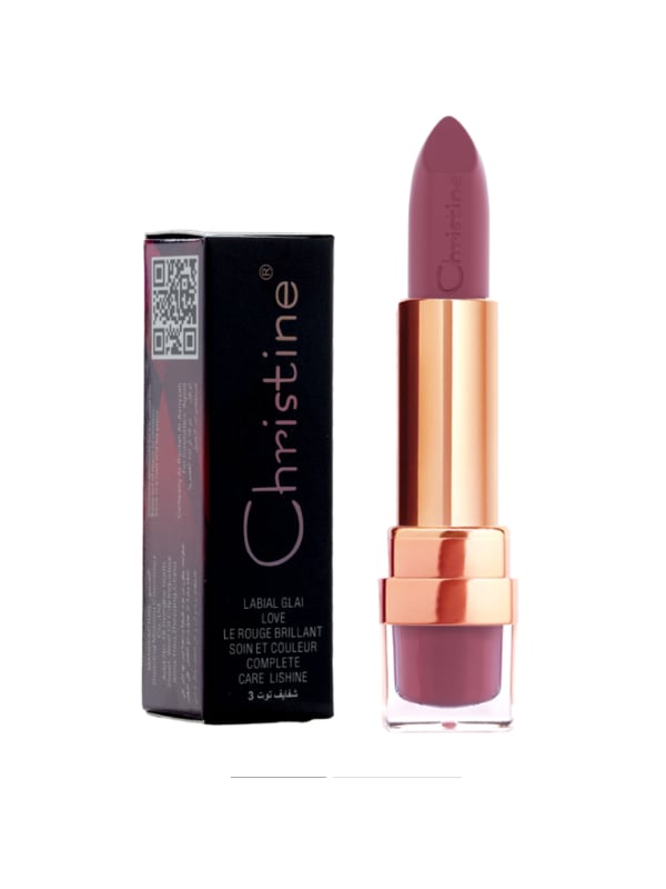 Christine Toot 3 Matte Lipstick Creamy Velvety Formula Berry No.55