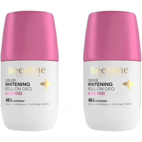 Beesline Deo Roll-On Elder Rose Antiperspirant 48-Hour Protection 2 x 50 ml