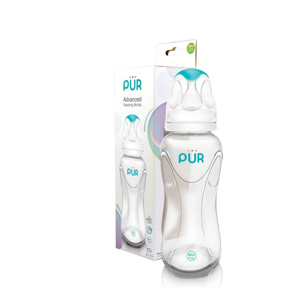 Pur Advanced Normal Baby Feeding Bottle Medium Flow 3-6M 250ml