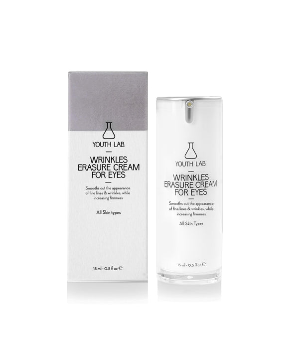 Youth Lab Wrinkles Erasure Eye Cream Hexapeptide Hyaluronic Acid All Skin Types