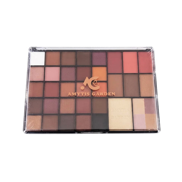 Amytis Garden Eyeshadow and Highlighter Palette Matte Shimmer Metallic 33 Colors