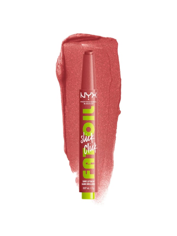 NYX Vegan Lip Balm Click System, Subtle Shine, Natural Tint, 03 No Filter Needed