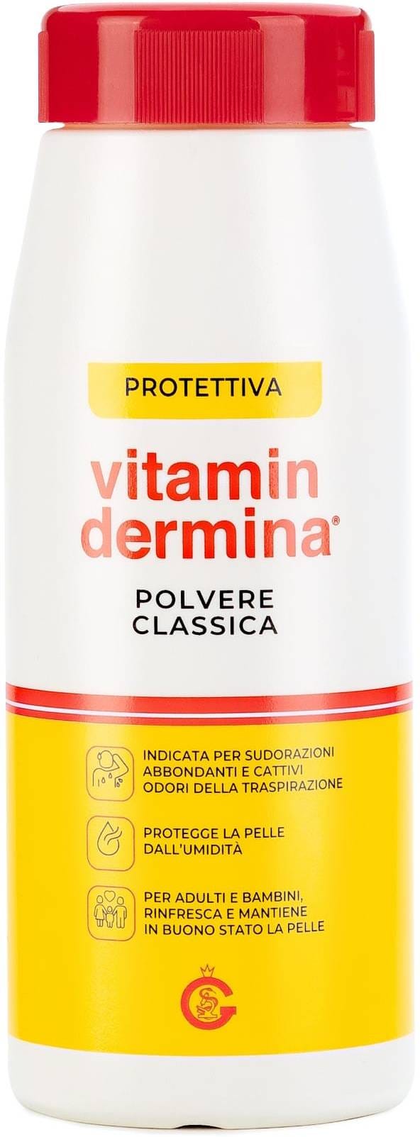 Vitamin Dermina Classic Body Powder Moisture-Absorbing Freshness Care 100 g