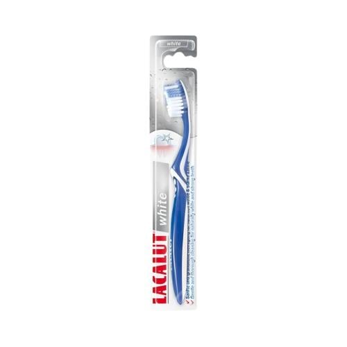 Lacalut White Gentle Clean Toothbrush Soft Bristles Plaque and Surface Stain Care 1 Piece