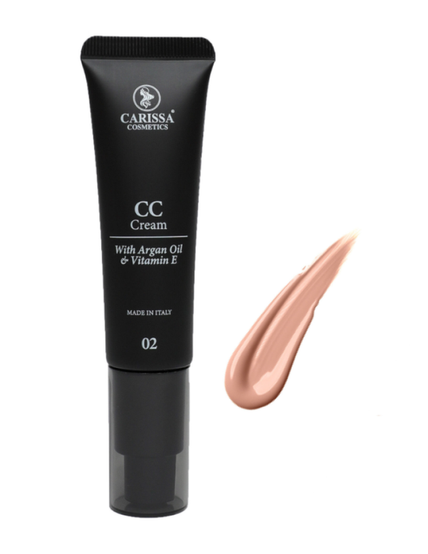 Carissa Cosmetics CC Cream Foundation Lightweight Natural Finish Shade 02
