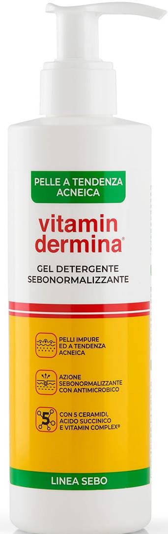 Vitamin Dermina Sebo-Normalising Cleansing Gel Foaming 2% Succinic Acid 240ml