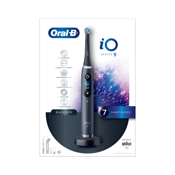 Oral-B iO Series 9 Electric Toothbrush 7 Modes AI Tracking Onyx Black