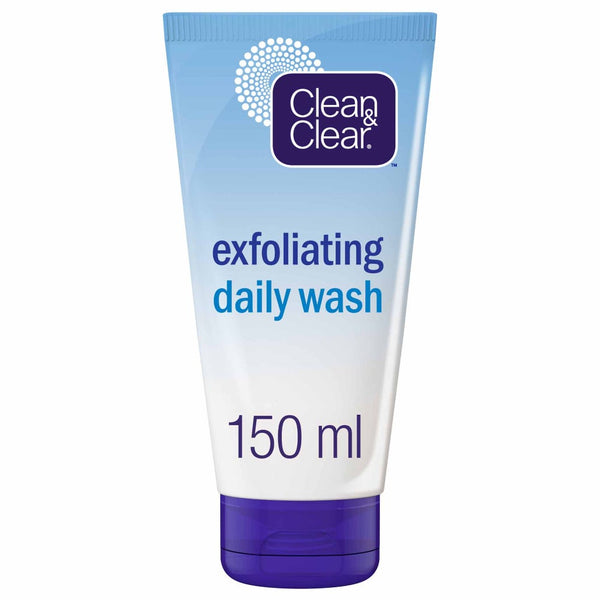 Clean & Clear Exfoliating Daily Facial Cleanser with Natural Exfoliators