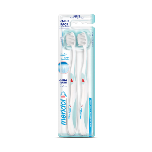 Meridol Soft 1+1 Economy Gum Protection Toothbrush Pack for Sensitive Gums