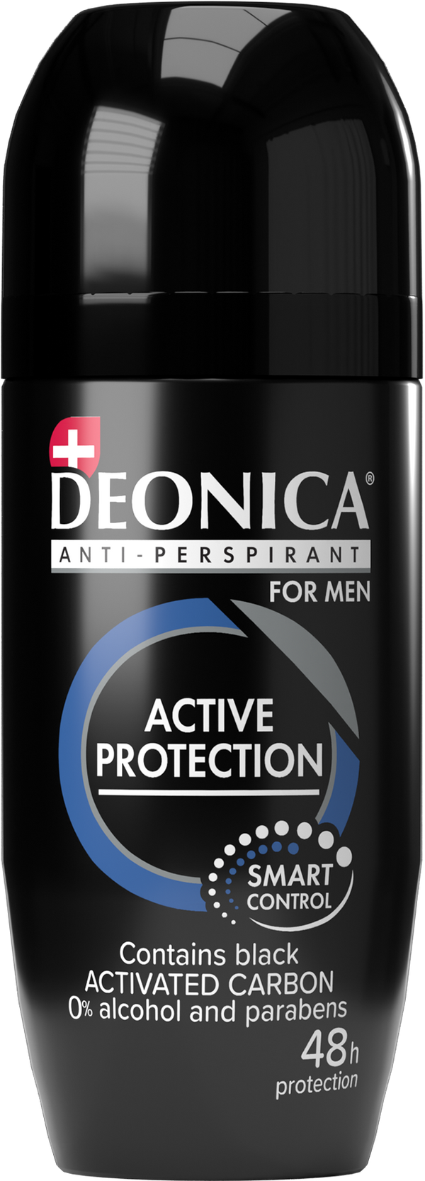 Deonica Active Protection Roll-On Sweat Protection for Men, 50 ml